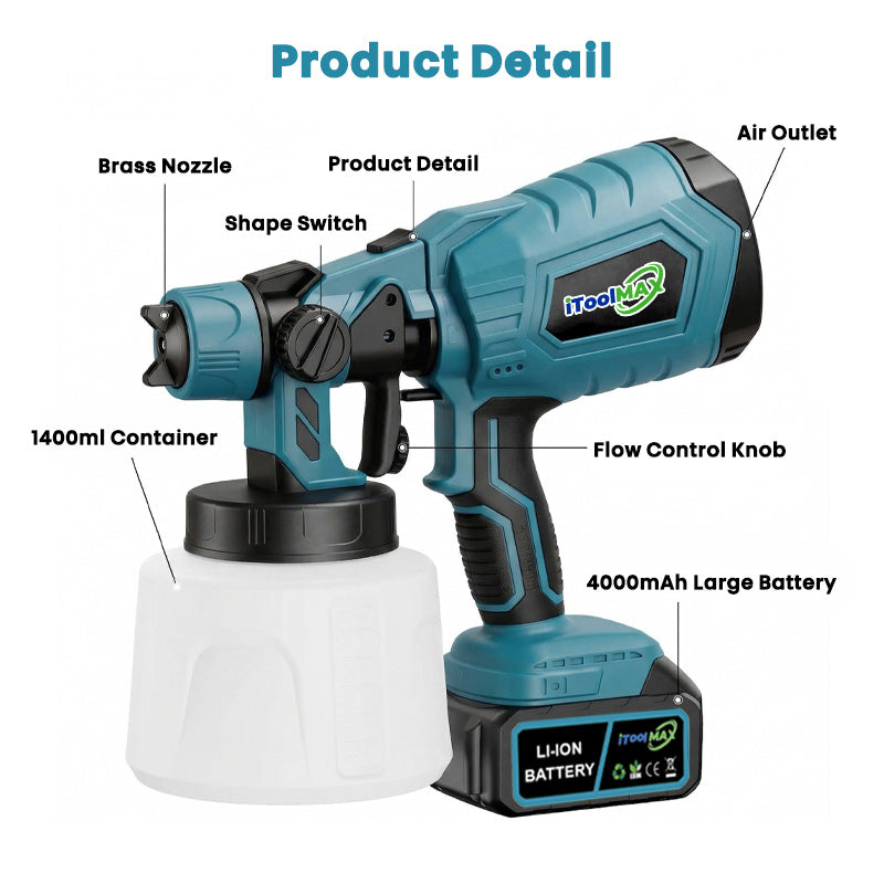 Misterra Cordless Paint Sprayer