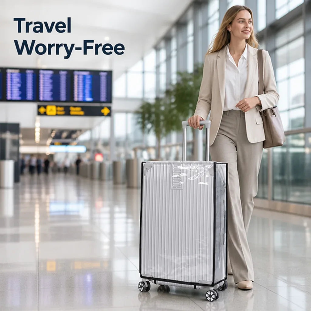 ClearTrek Clear Suitcase Cover
