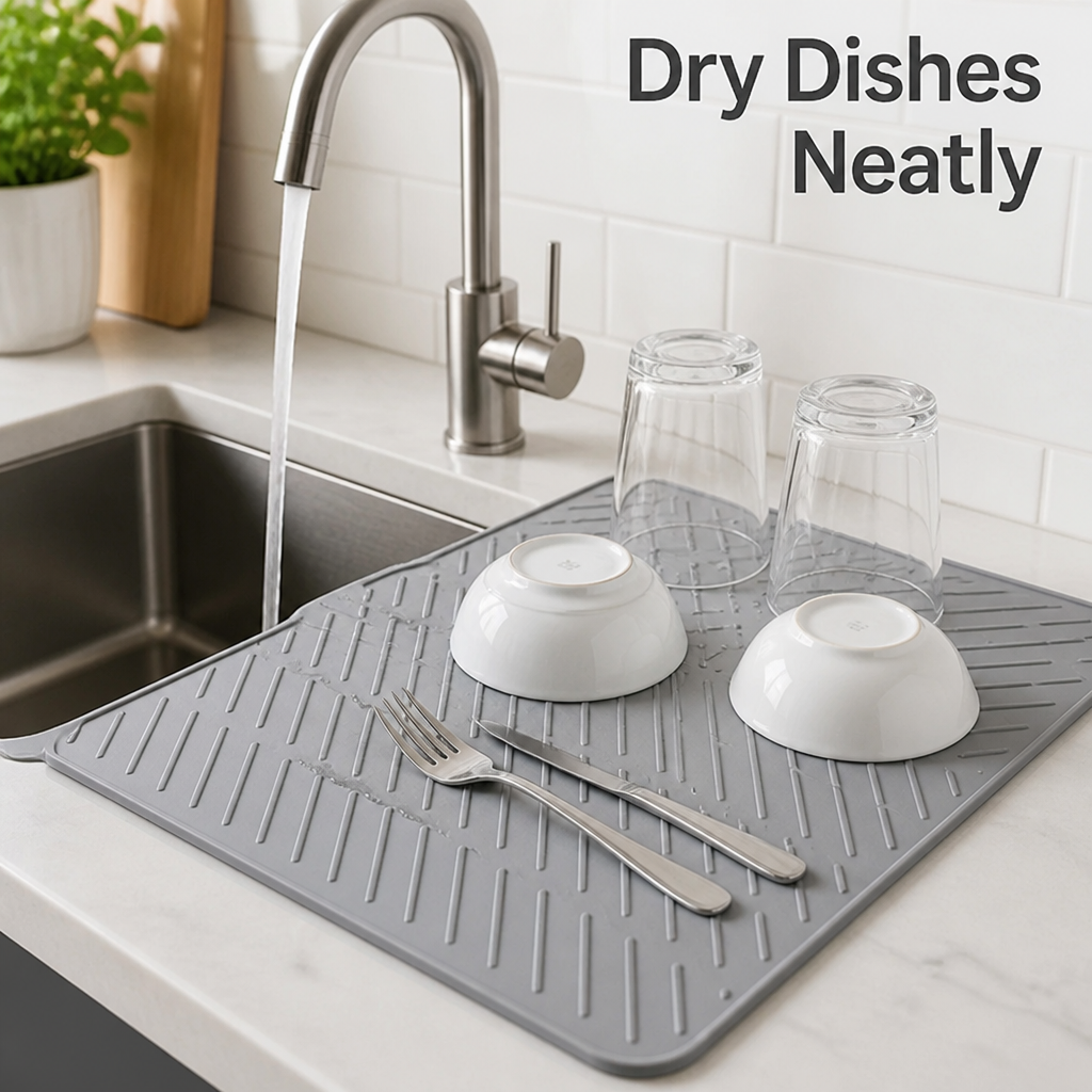 DryMat™ — Keep Your Counters Clean & Dry