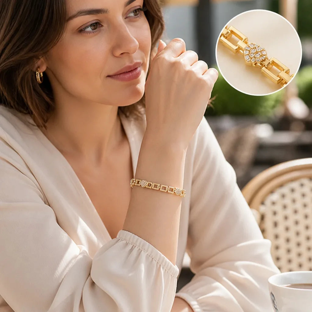 HeartLinx Rhinestone Heart Bracelet