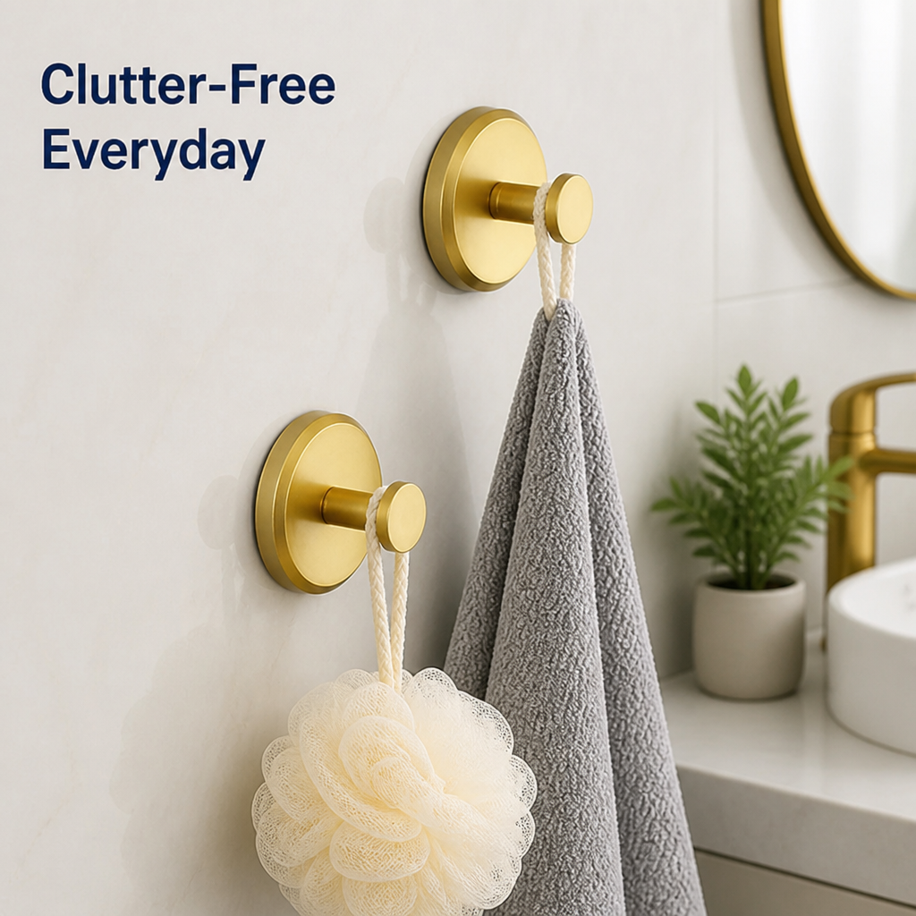 TowelHold™ — Keep Your Bathroom Neat and Organized
