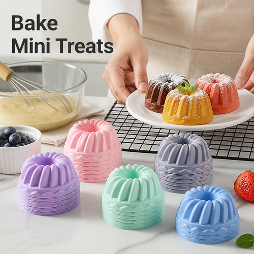 BundtBloom™ Silicone Mini Cake Cups