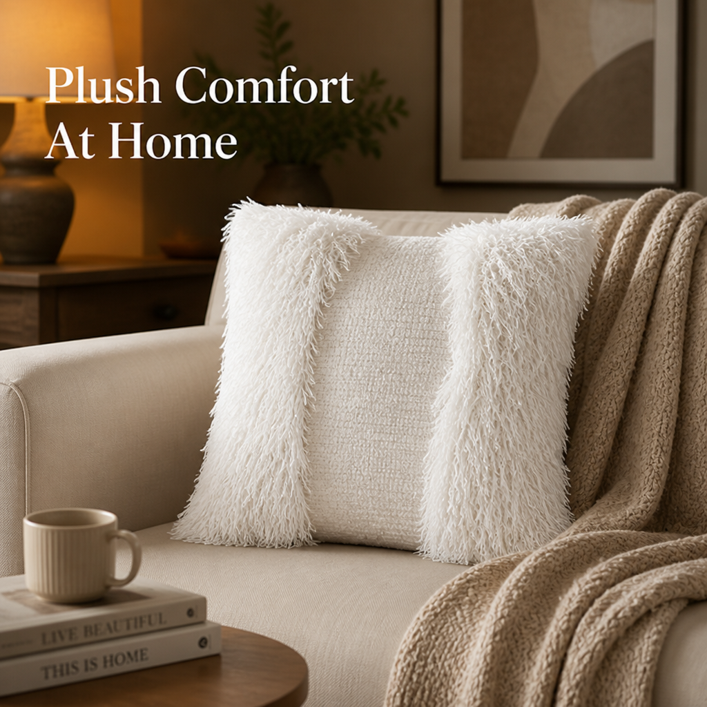 FluffNest™ Plush Velvet Pillow Cover