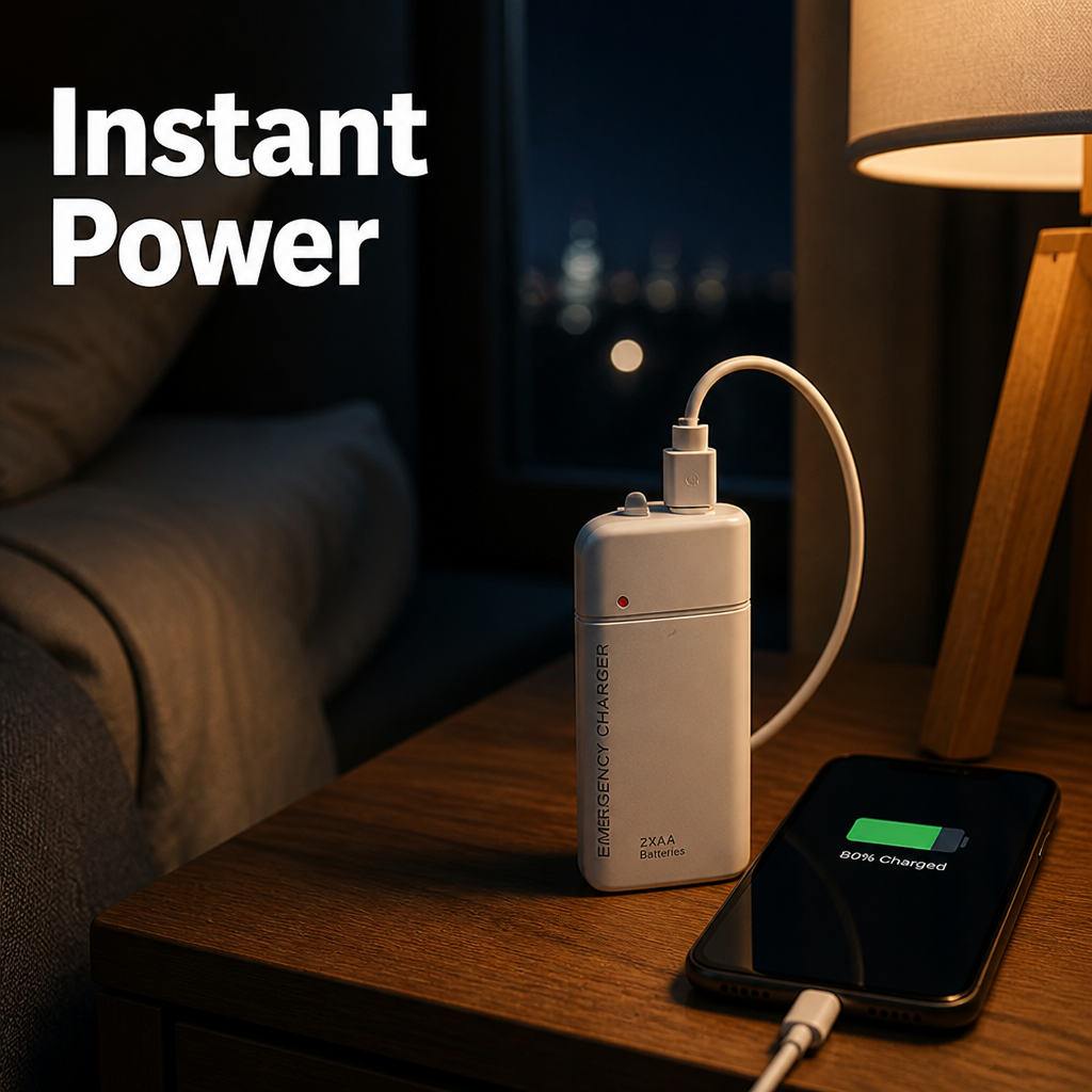 CellRescue™ Emergency AA Phone Charger