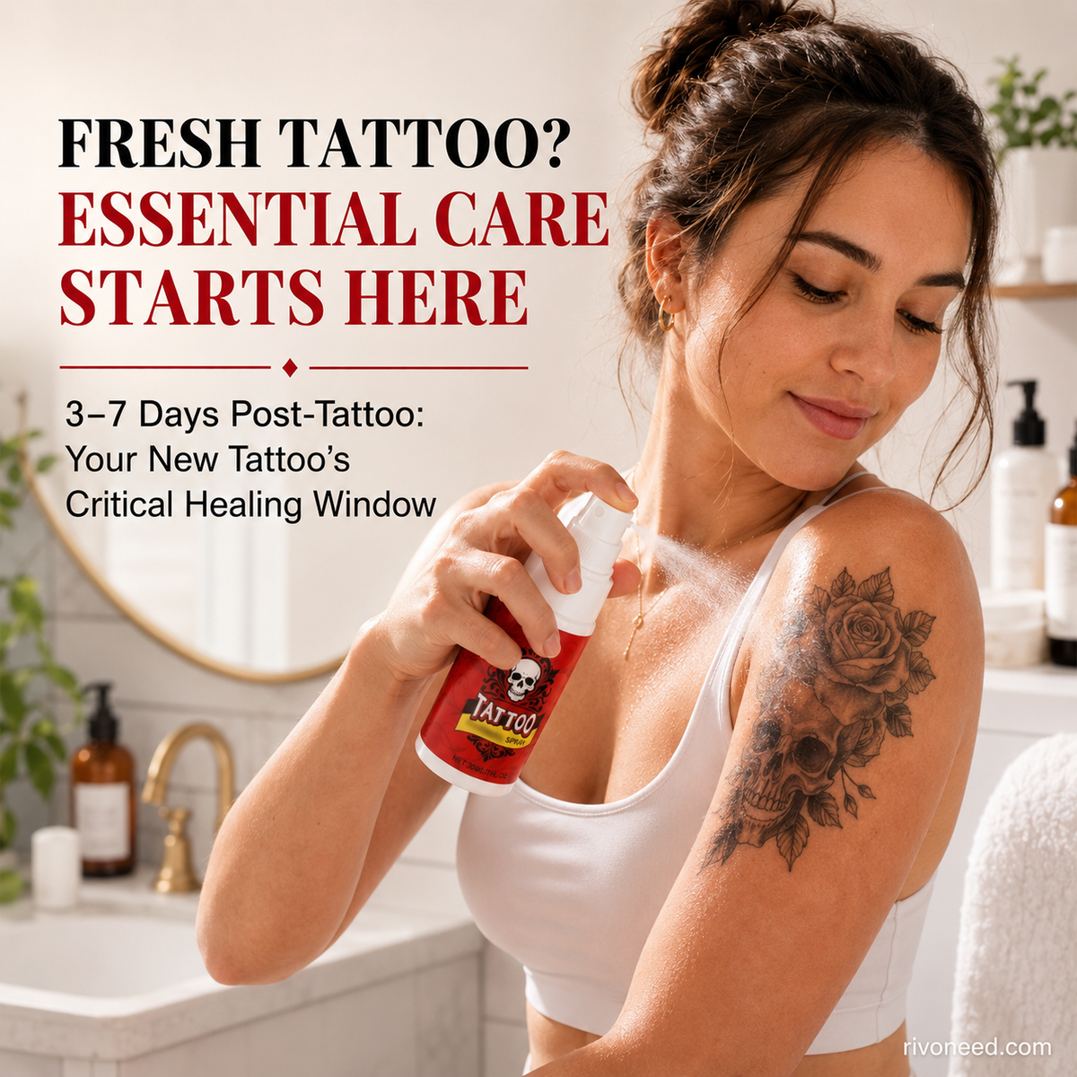 Inkglow™ Tattoo Care Spray — Bold, Vivid-Looking Ink