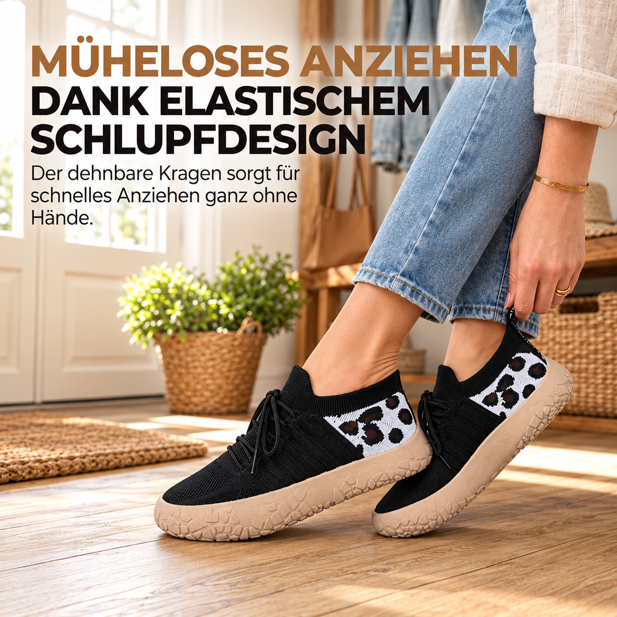 Toeluxe™ Women's Breathable Slip-On Sneakers