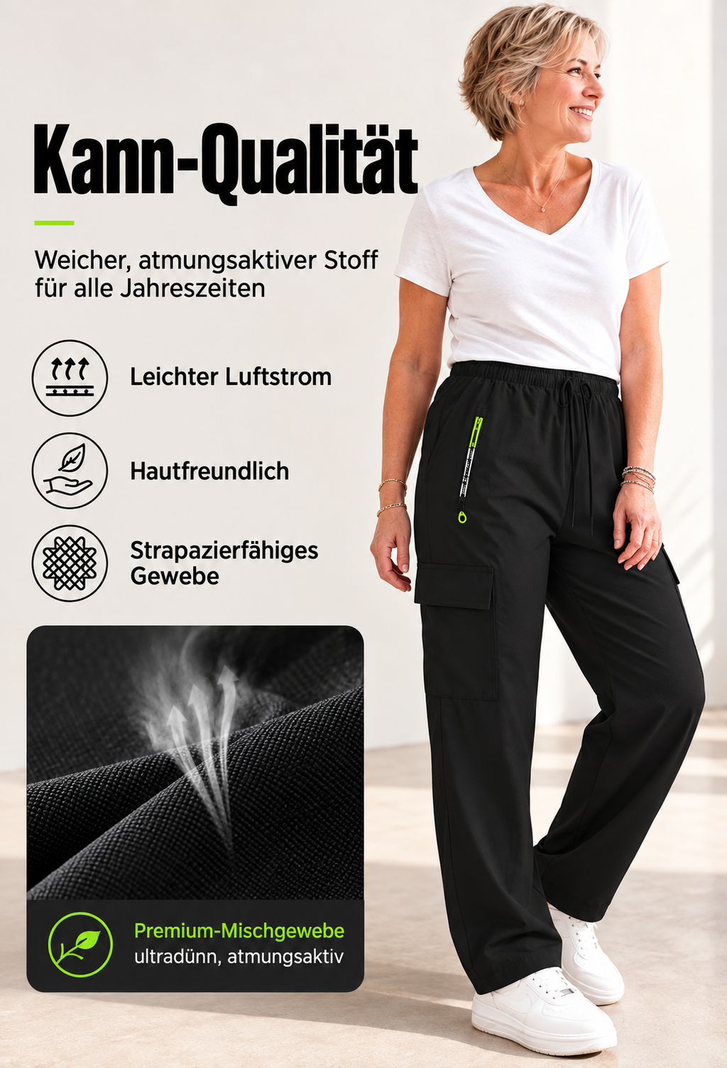 Tavorra™ Women's Casual Cargo Pants — Roomy Pockets, Easy Comfort
