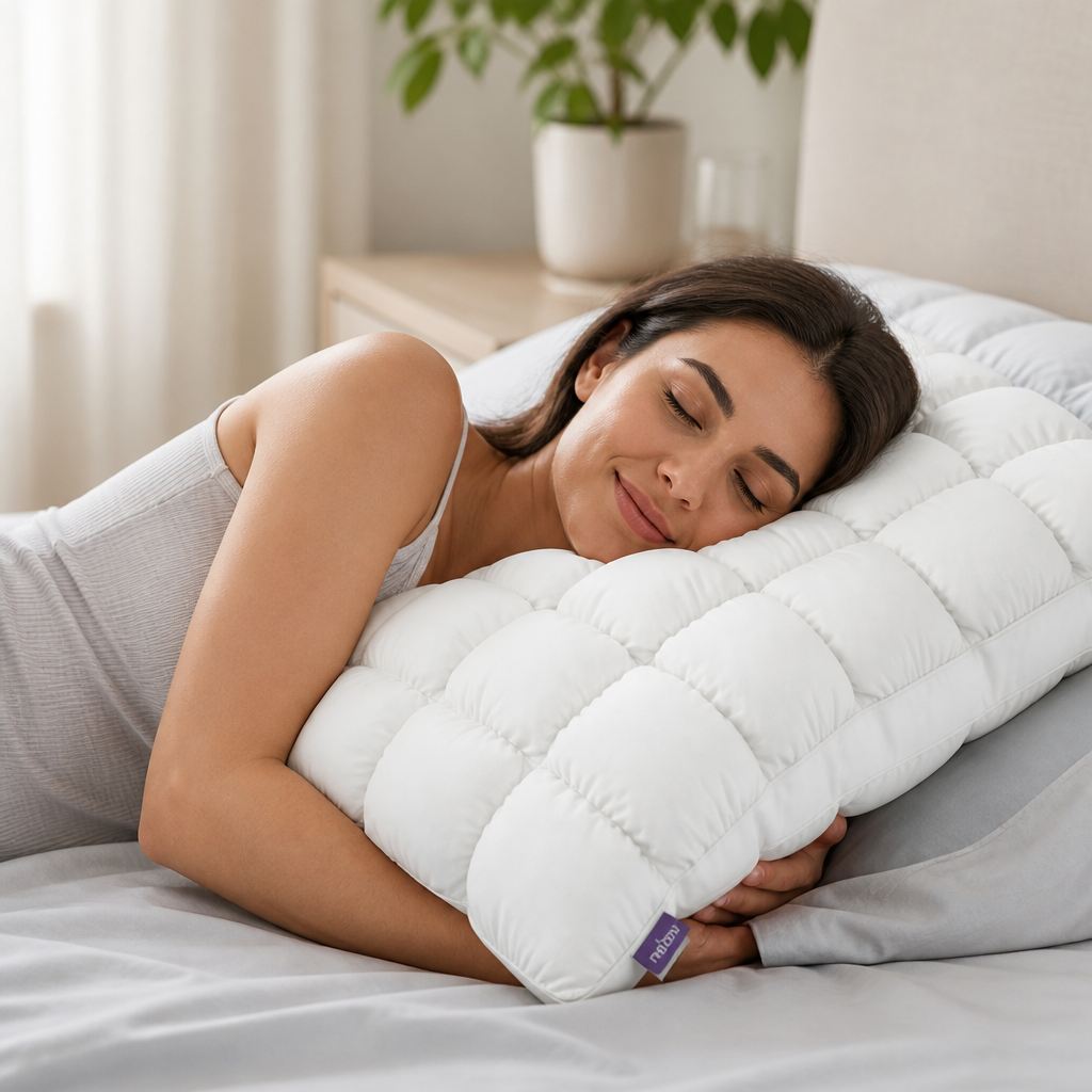 Cloudnest™ Cooling Puff-Grid Pillow