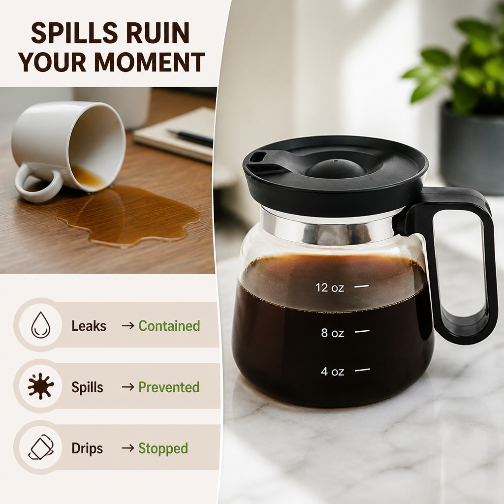 BrewGuard™ — Enjoy Every Pour Without the Mess