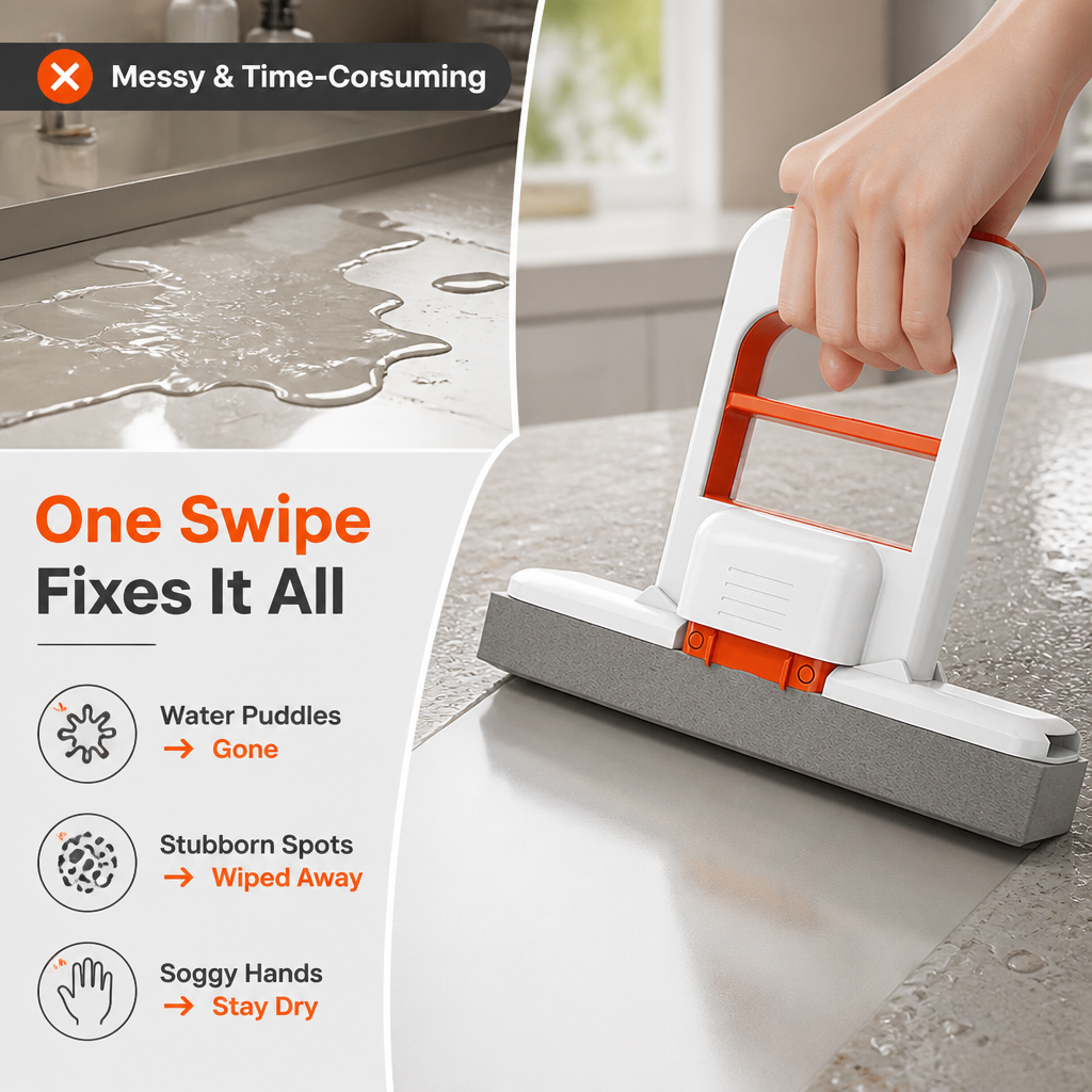 SqueegeePro™ — Effortless Cleaning Without the Mess