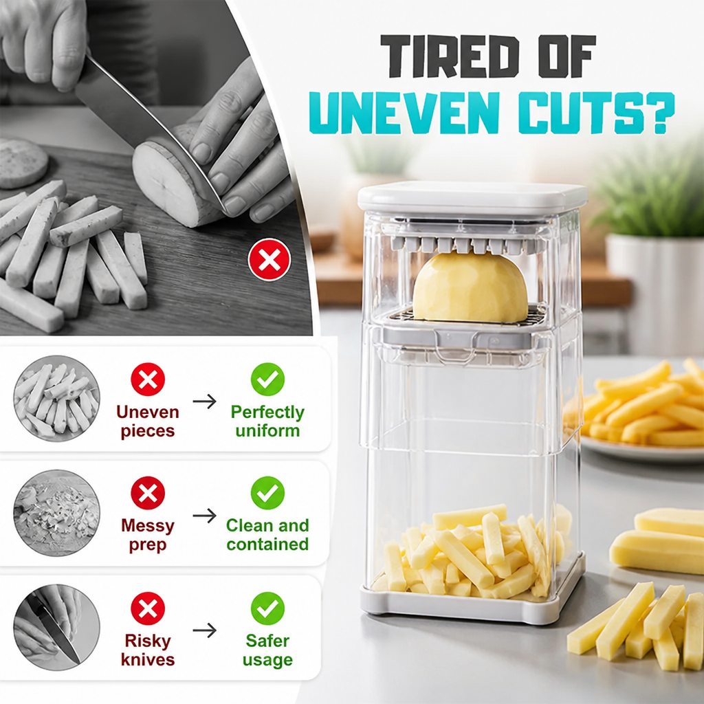 FryForge™ 4-in-1 Fry Cutter