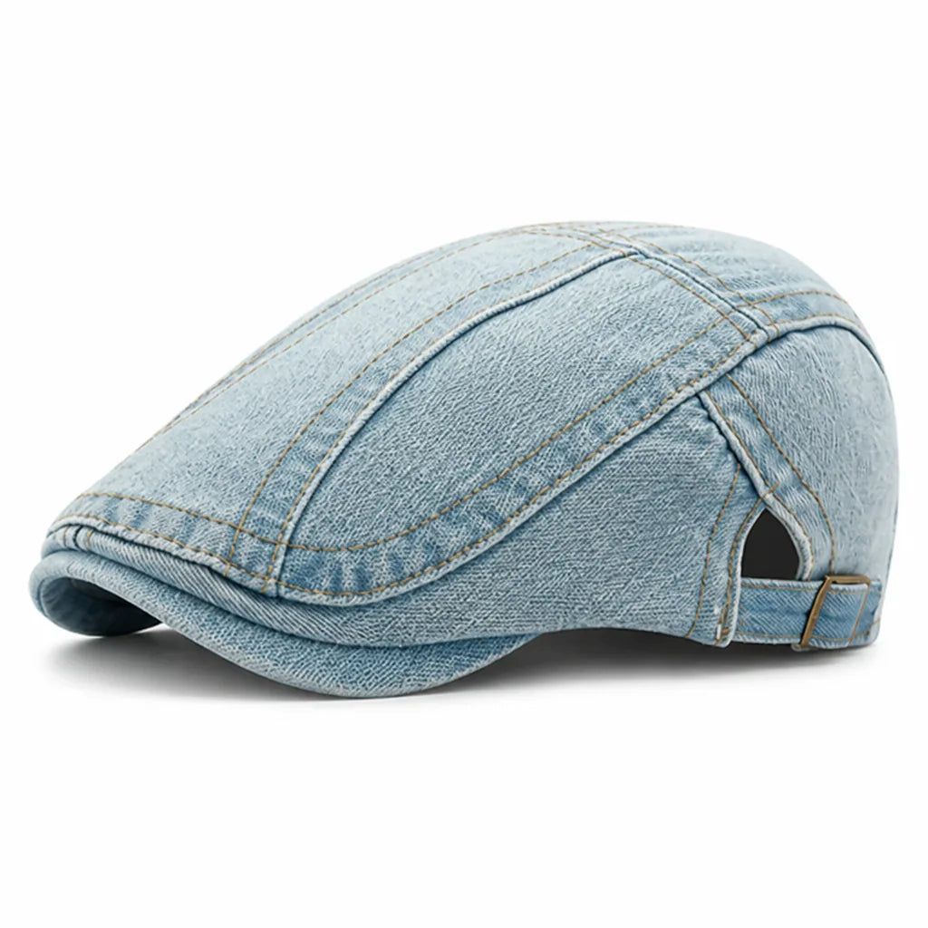 DenimDapper flat cap styling