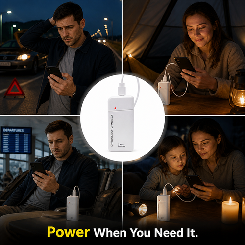 CellRescue™ Emergency AA Phone Charger