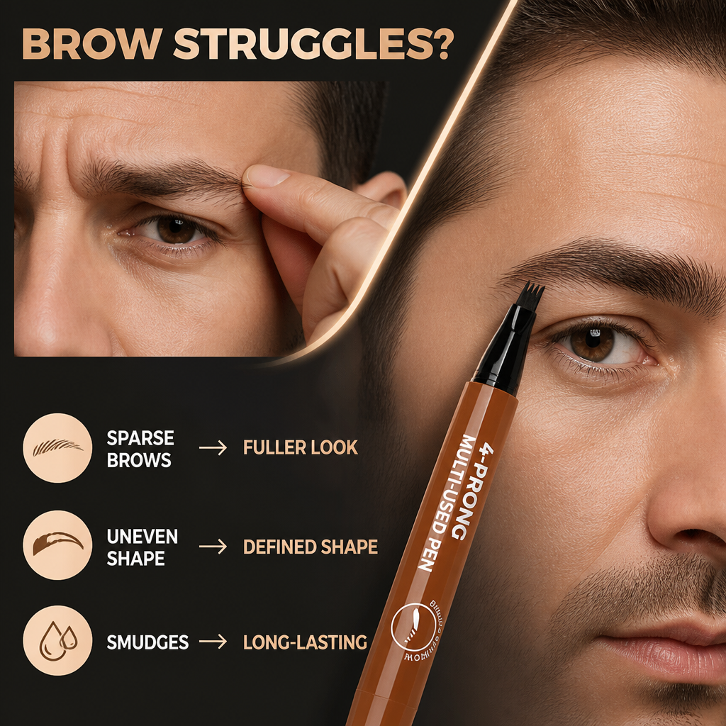 TrimStyle™ — Keep Brows, Beard, and Hair Looking Sharp