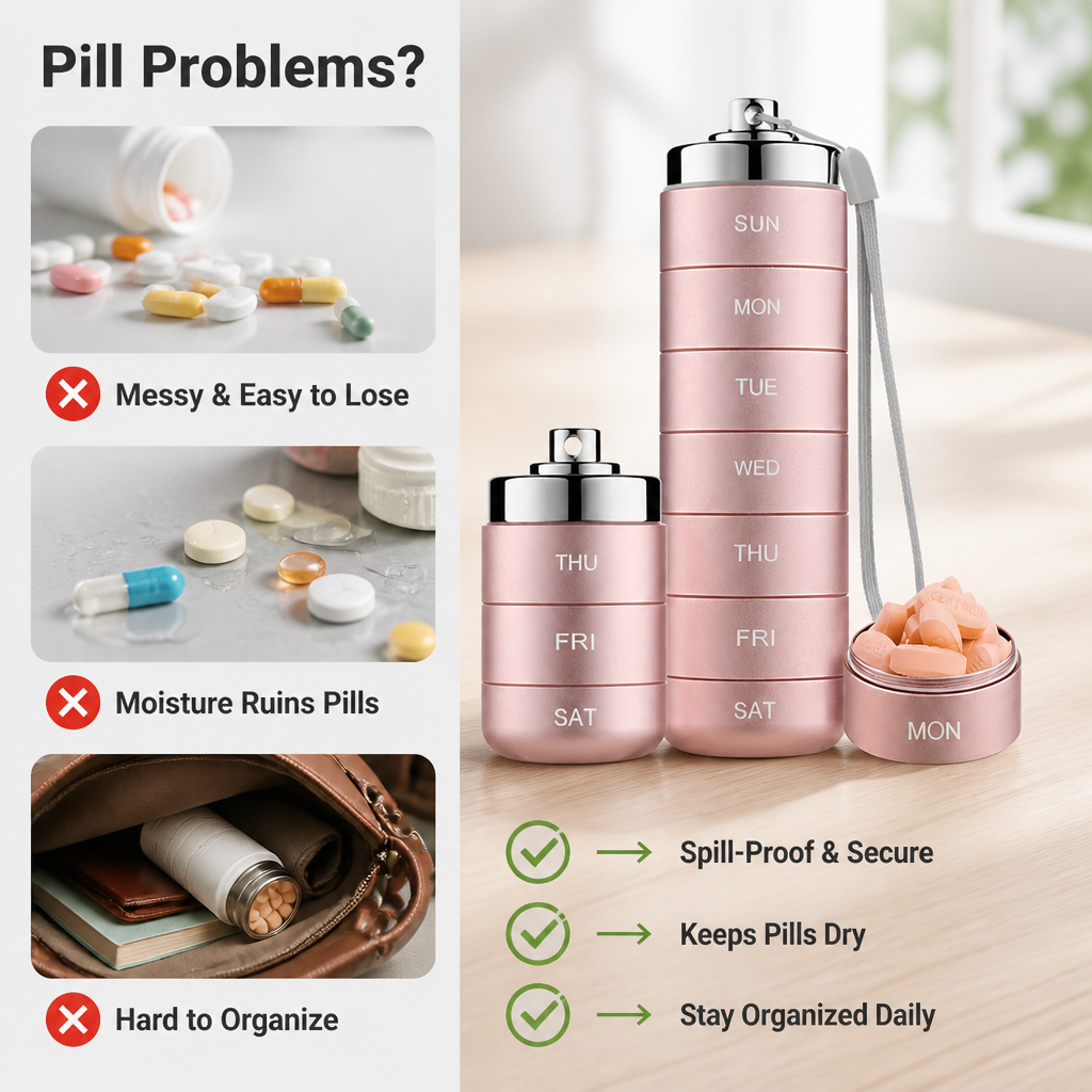 PillPod™ — Organize Your Daily Dose with Ease