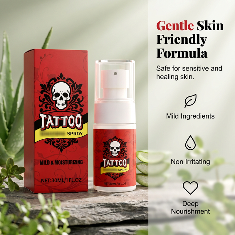 Inkglow™ Tattoo Care Spray — Bold, Vivid-Looking Ink