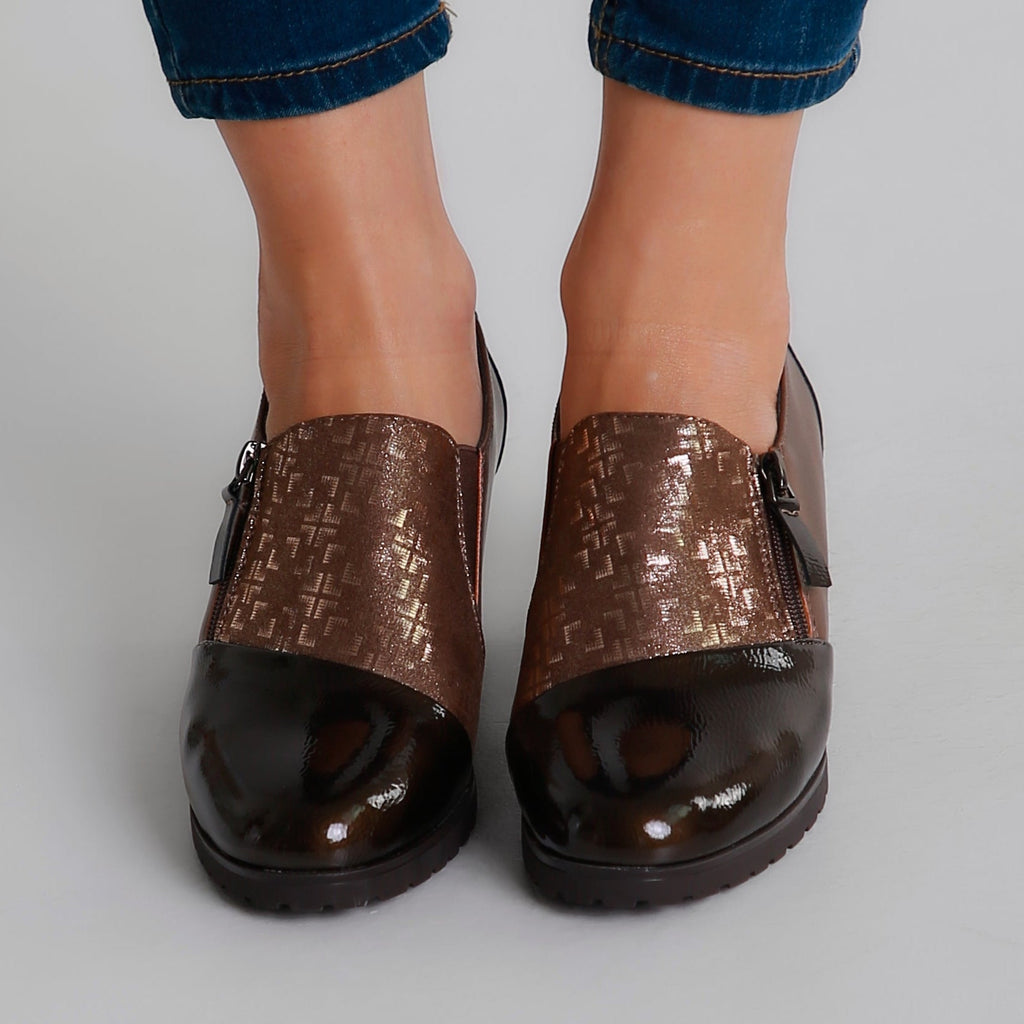 Comfelle™ Women's Heeled Moccasins
