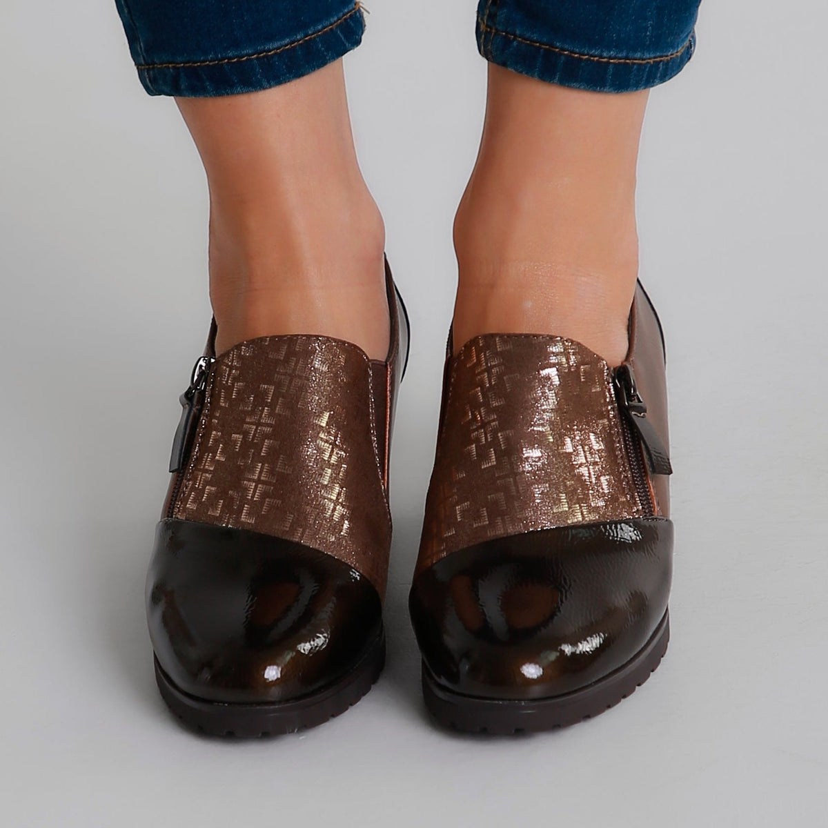 Comfelle™ Women's Heeled Moccasins