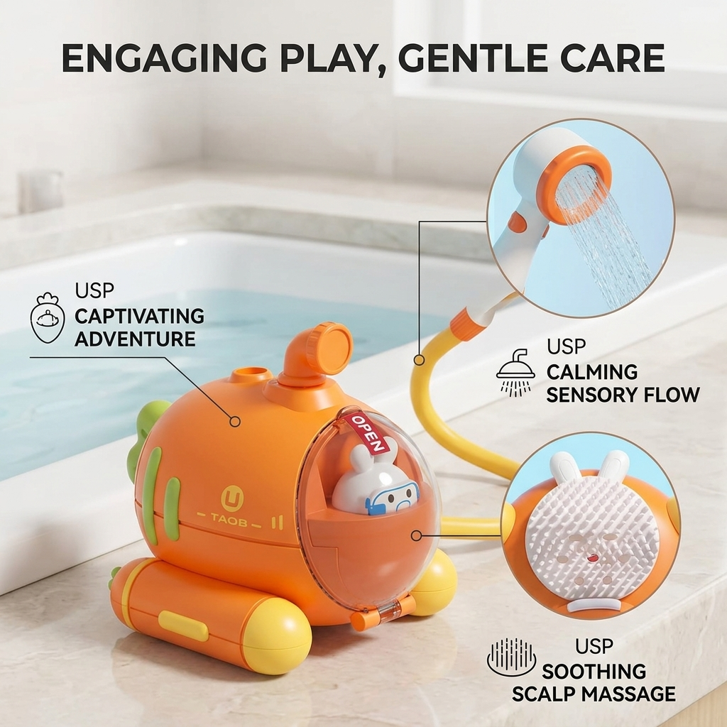 SplashPal™ Toddler Bath Spray Toy