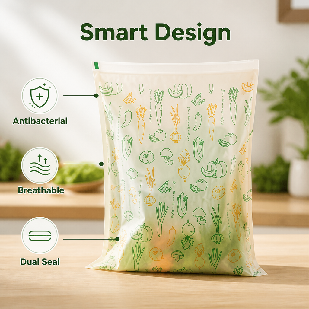CrispKeep™ Vegetable Fresh Storage Bags