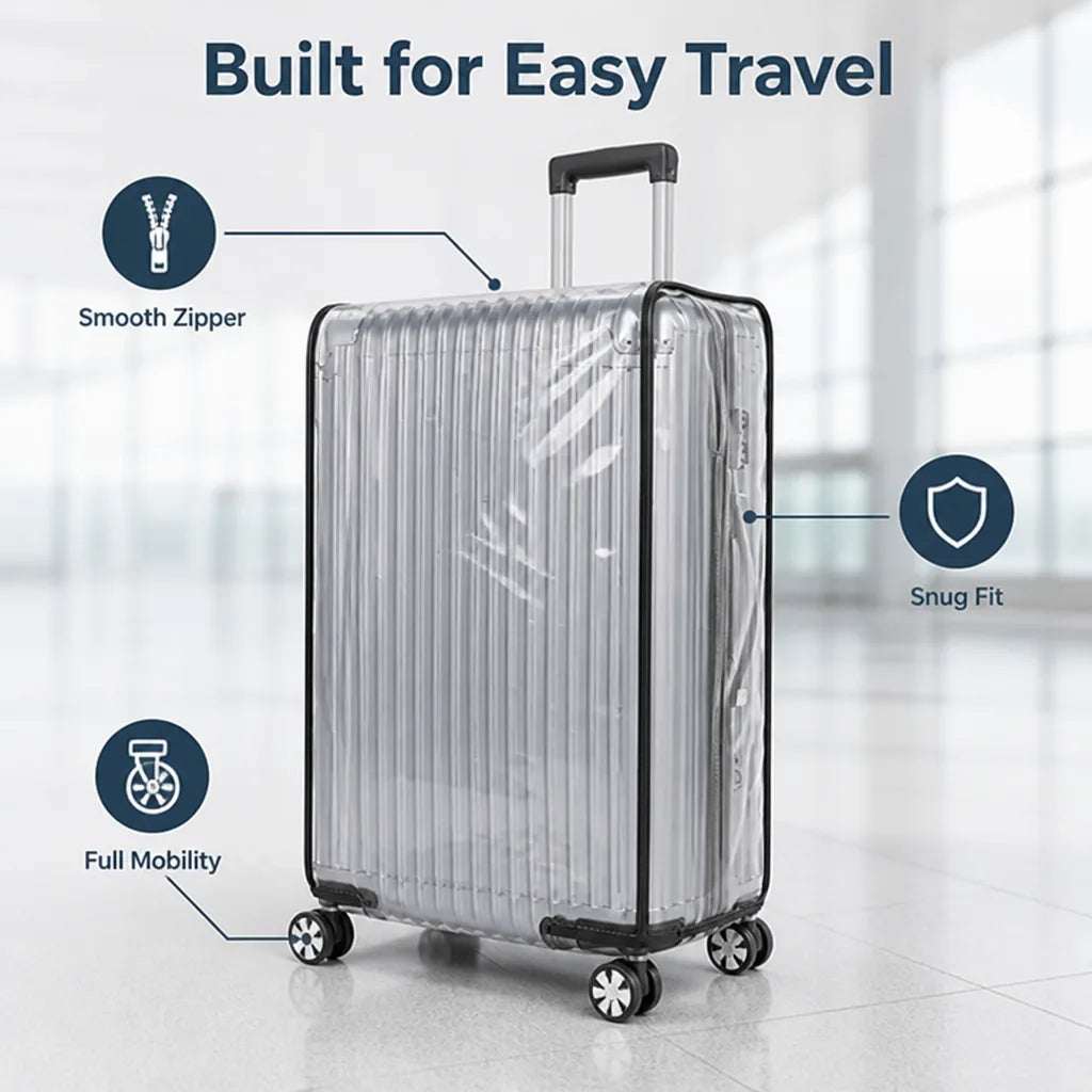 ClearTrek suitcase cover details