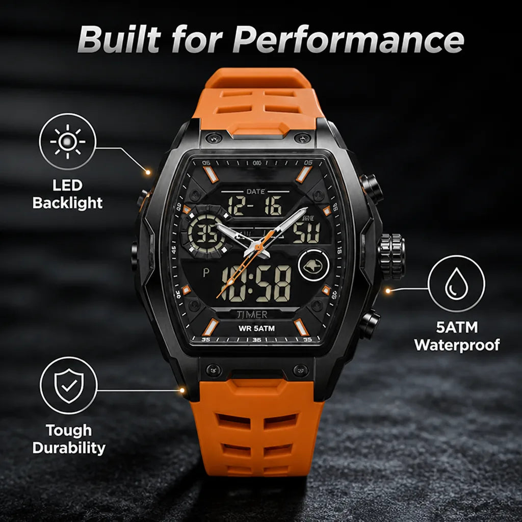 Valtrix™ Dual Display Sports Watch