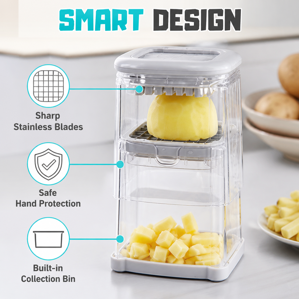 FryForge™ 4-in-1 Fry Cutter