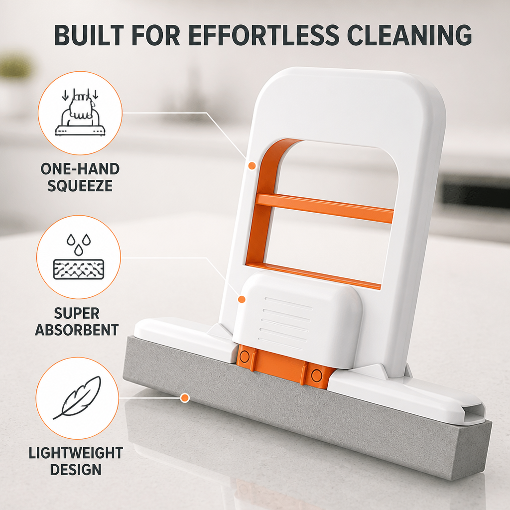 SqueegeePro™ — Effortless Cleaning Without the Mess