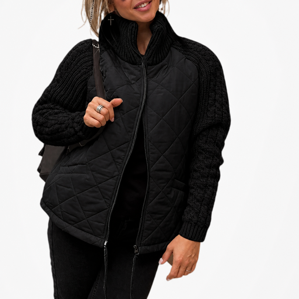 Quilla™ Quilted Knit Patchwork Jacket