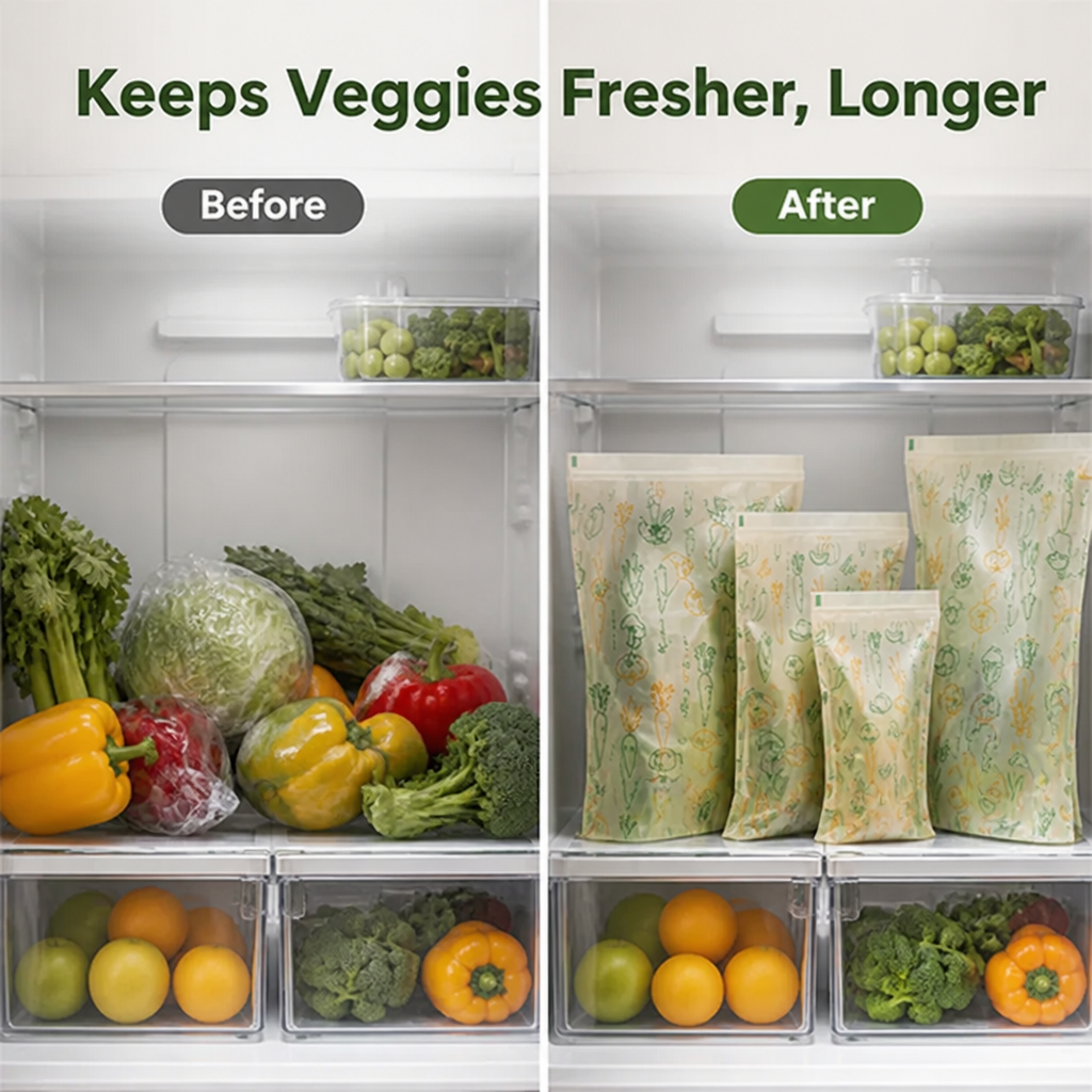 CrispKeep™ Vegetable Fresh Storage Bags