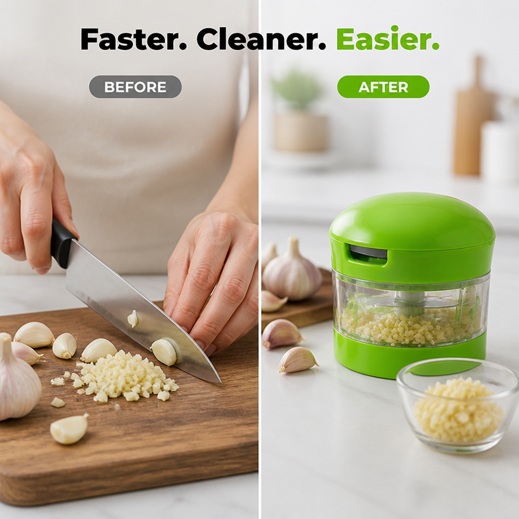ChopSwift™ — Chop Ingredients Faster With Less Effort