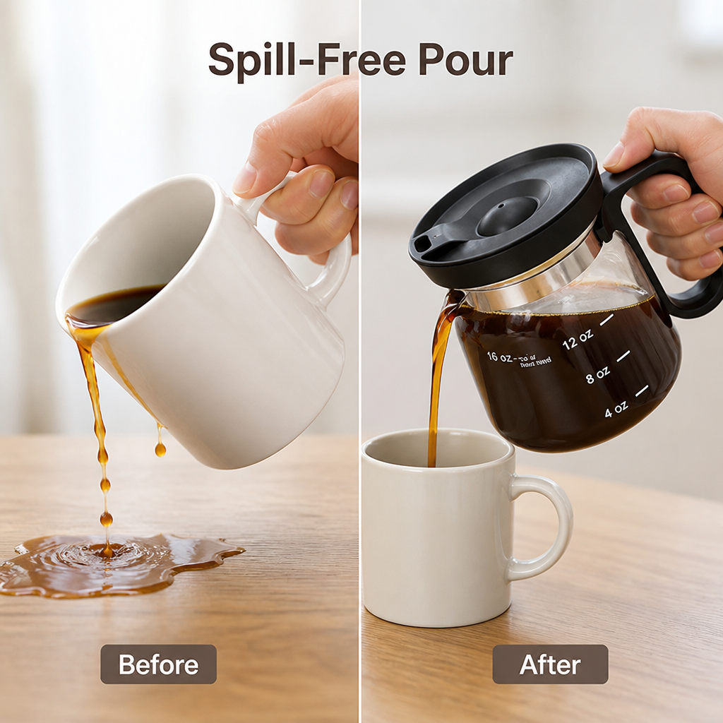 BrewGuard™ — Enjoy Every Pour Without the Mess