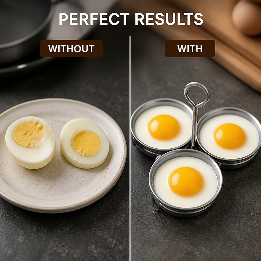 EggNest™ Stainless Egg Steamer (Set of 3)