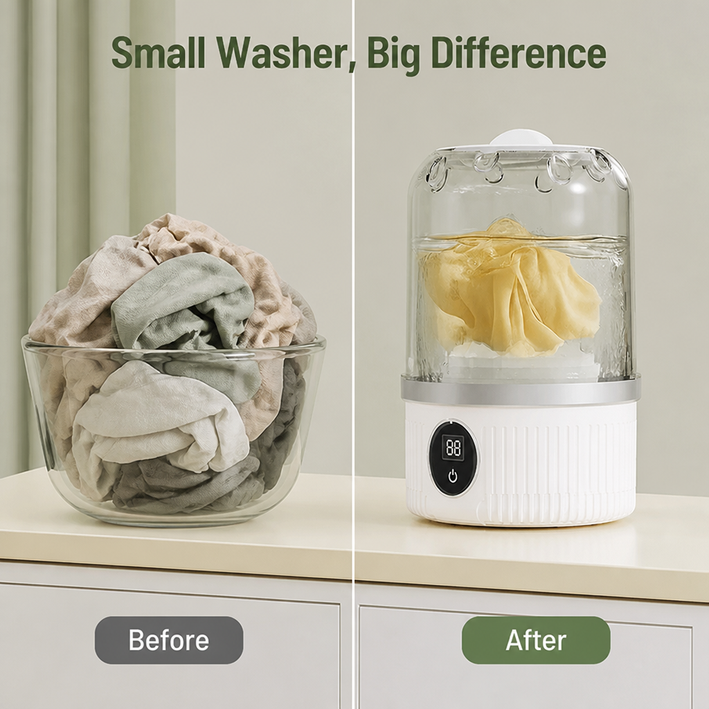 SpinFresh™ Portable Mini Washer