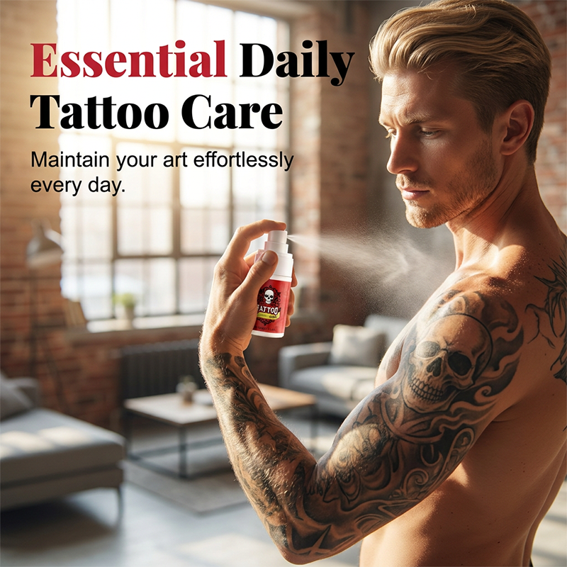 Inkglow™ Tattoo Care Spray — Bold, Vivid-Looking Ink