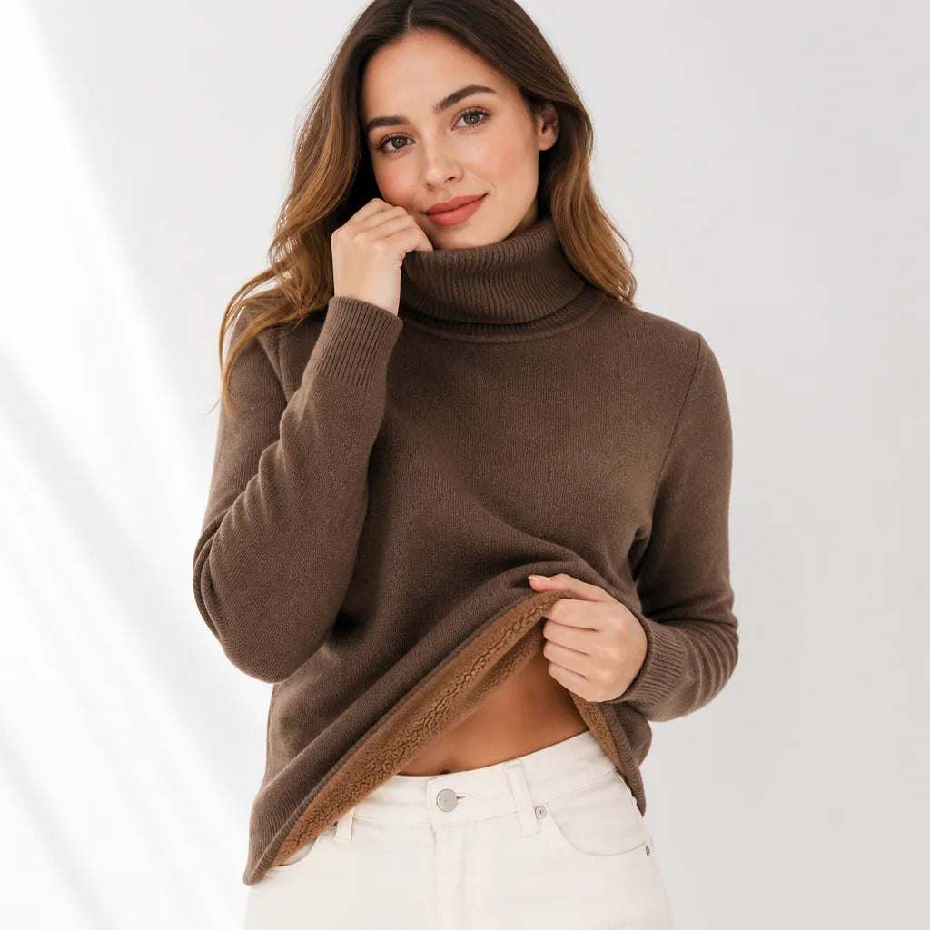 CozyKnit sweater Brown