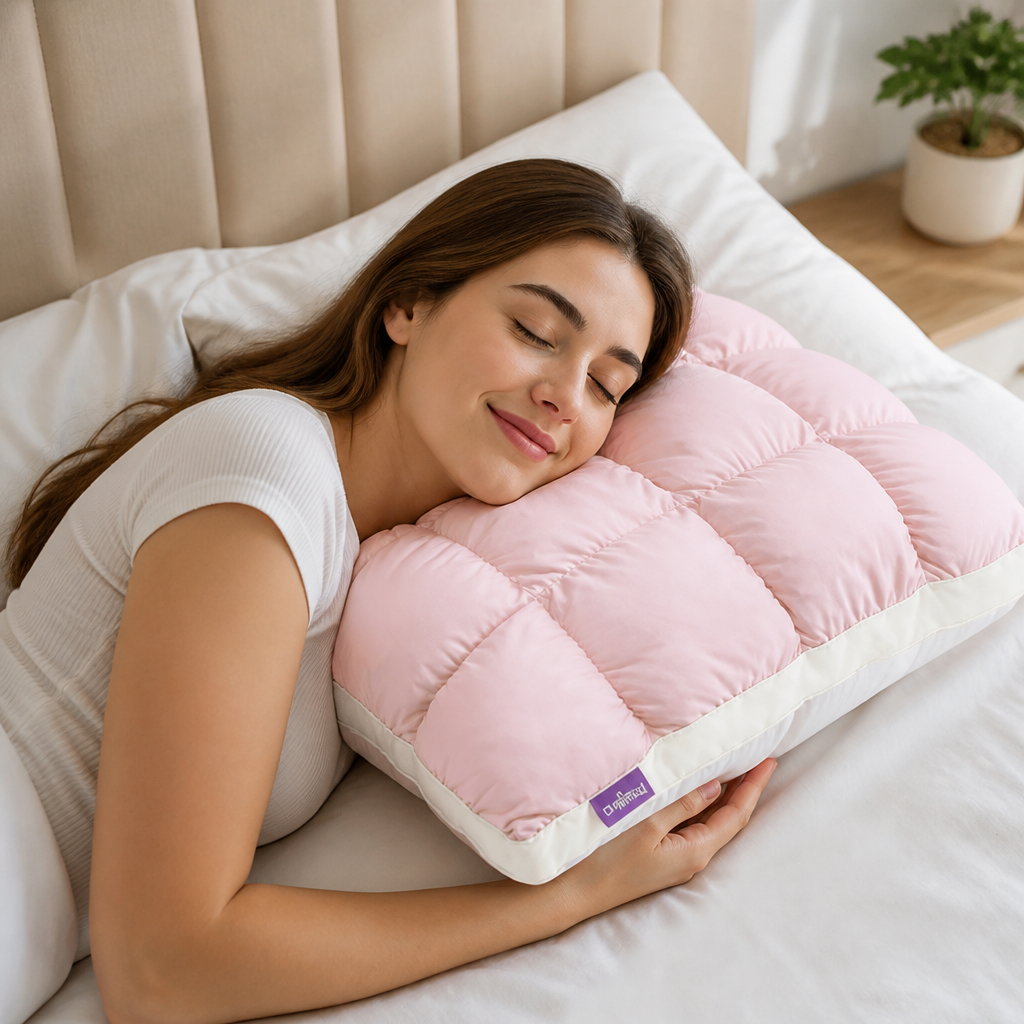 Cloudnest™ Cooling Puff-Grid Pillow