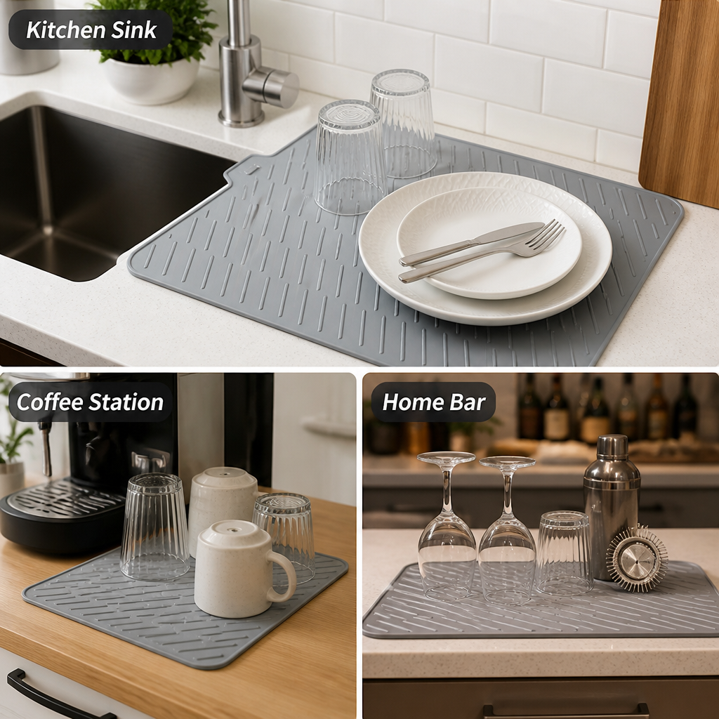 DryMat™ — Keep Your Counters Clean & Dry