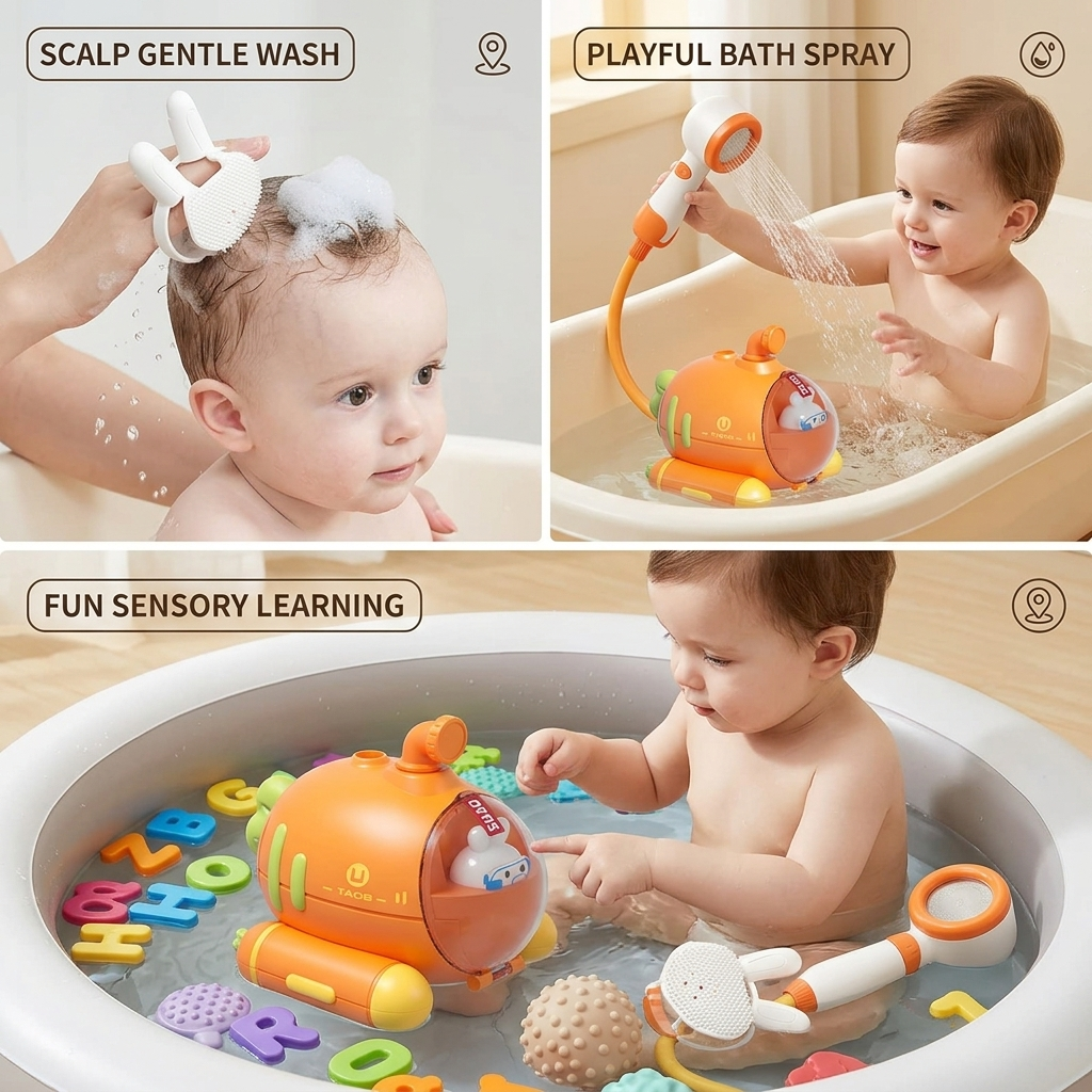 SplashPal™ Toddler Bath Spray Toy