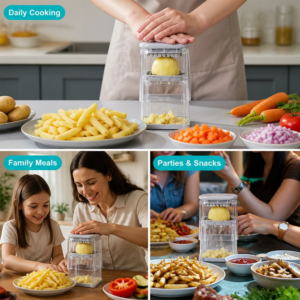 FryForge™ 4-in-1 Fry Cutter