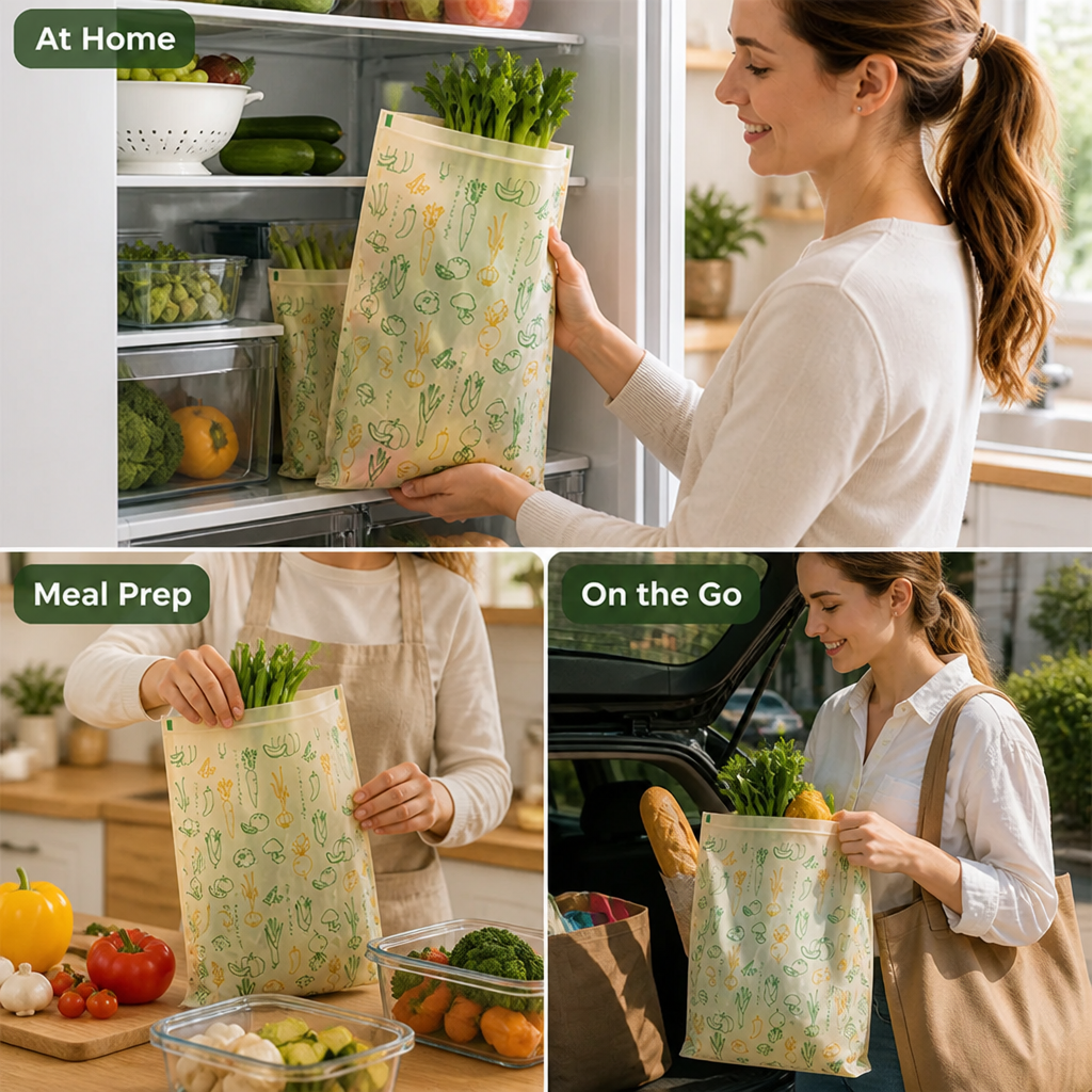 CrispKeep™ Vegetable Fresh Storage Bags