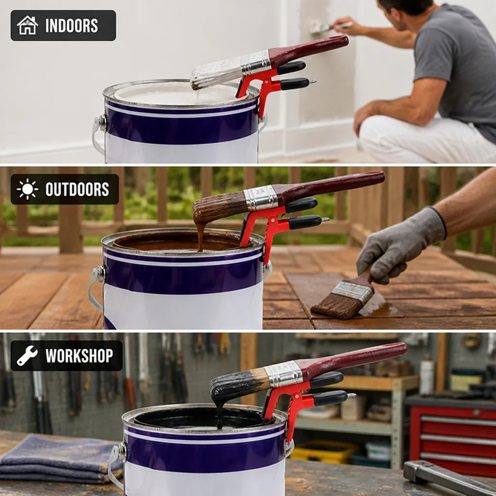 BrushPerch brush clip features