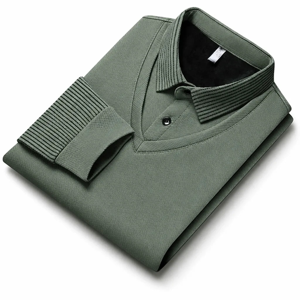 WarmLayer sweater Bean Green