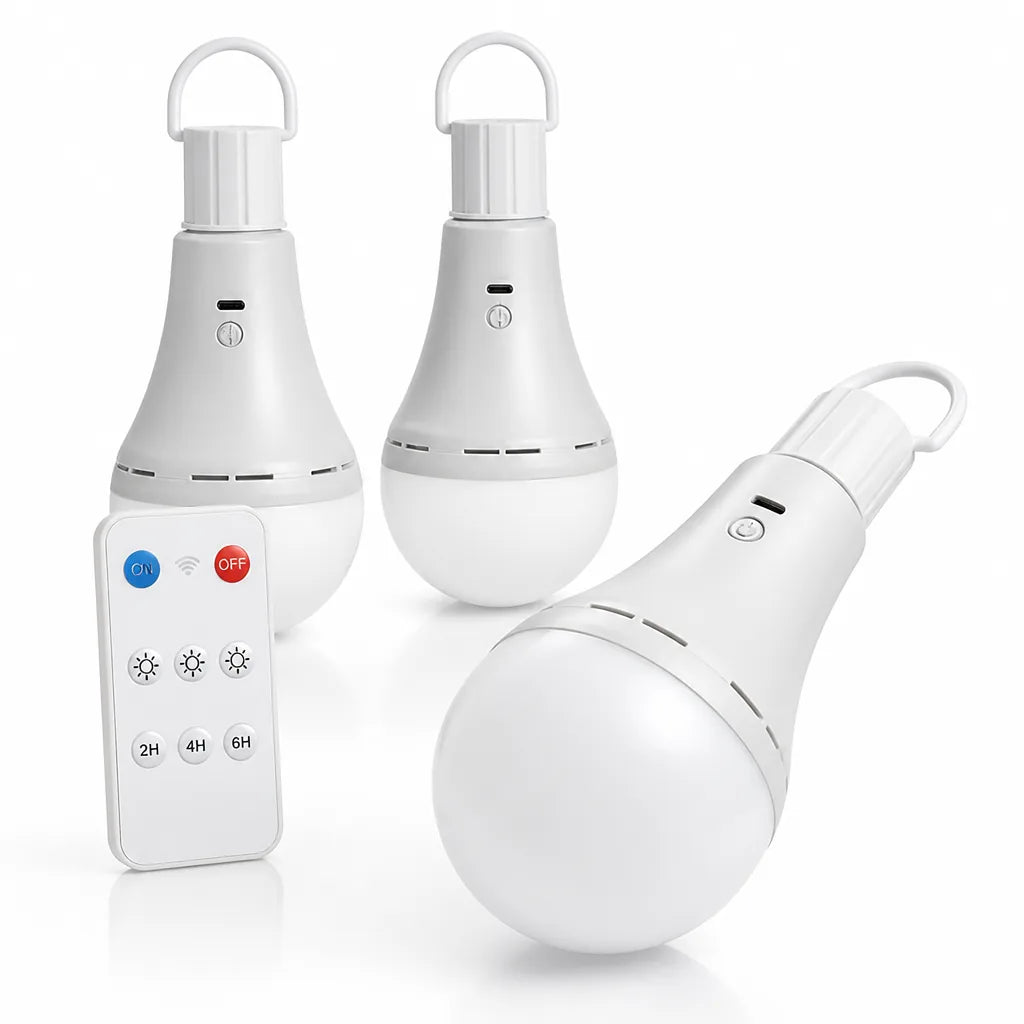 HangGlow™ Rechargeable LED Camping Bulb