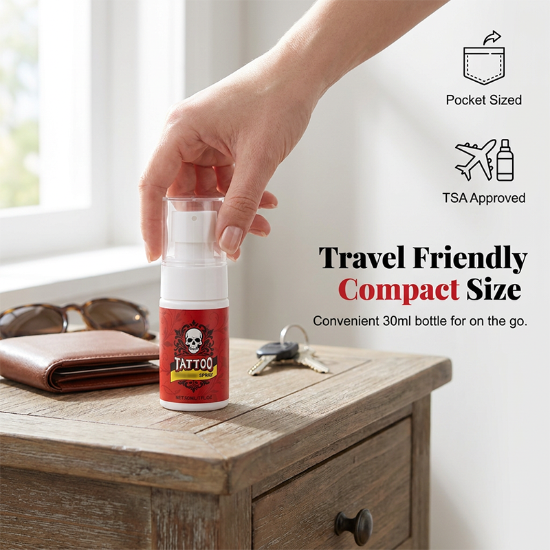 Inkglow™ Tattoo Care Spray — Bold, Vivid-Looking Ink