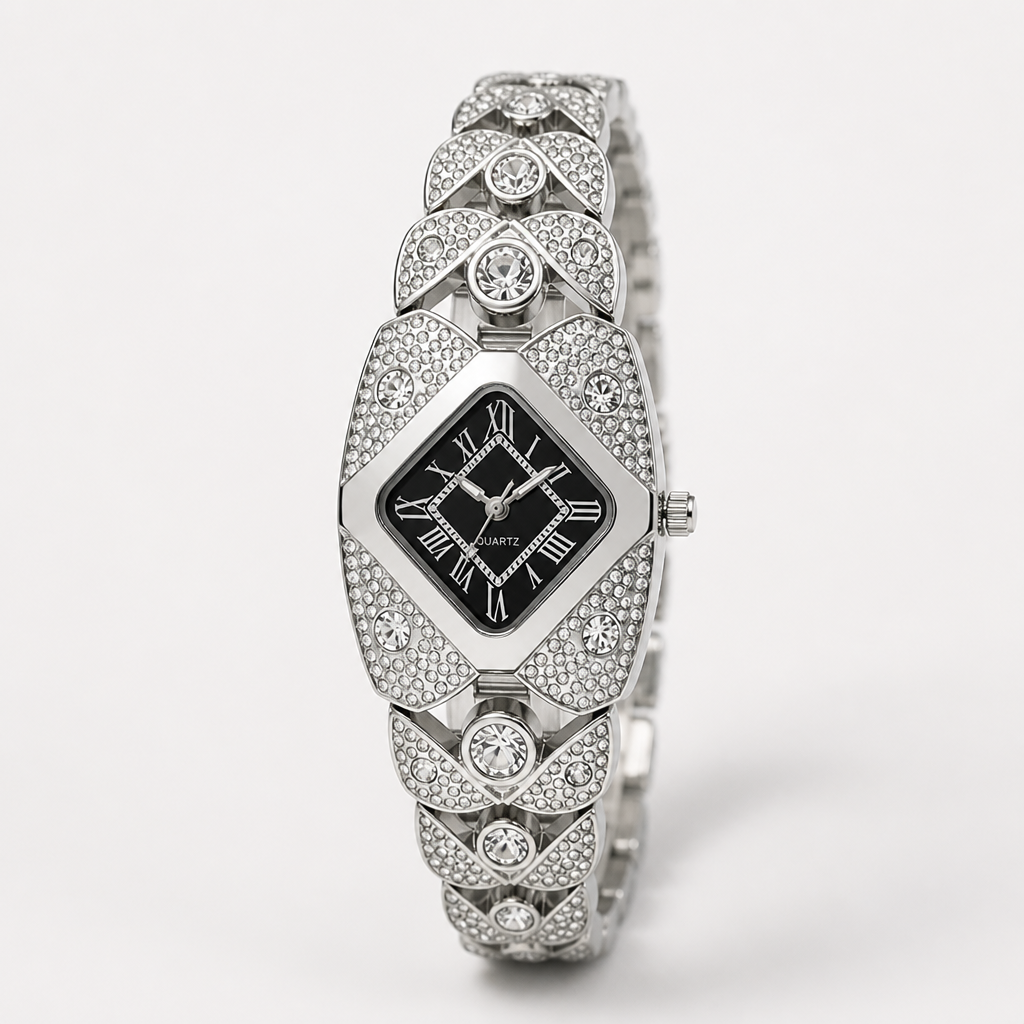 Aurelia™ Quartz Bracelet Watch — Timeless Sparkle