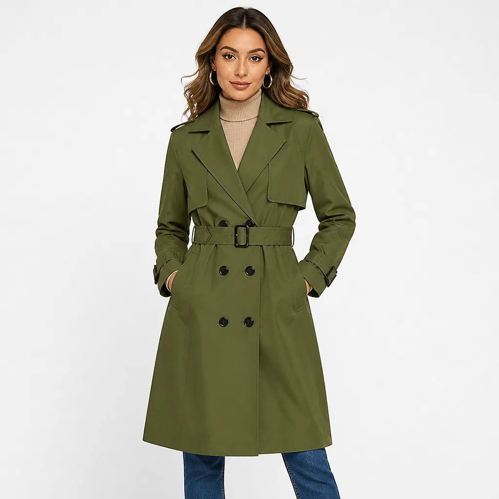 Belmora trench coat Olive Green
