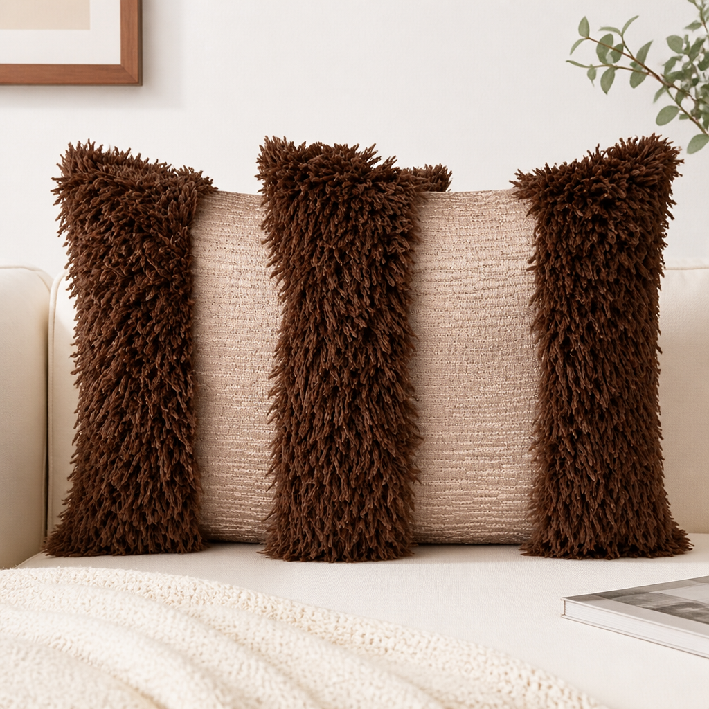 FluffNest™ Plush Velvet Pillow Cover