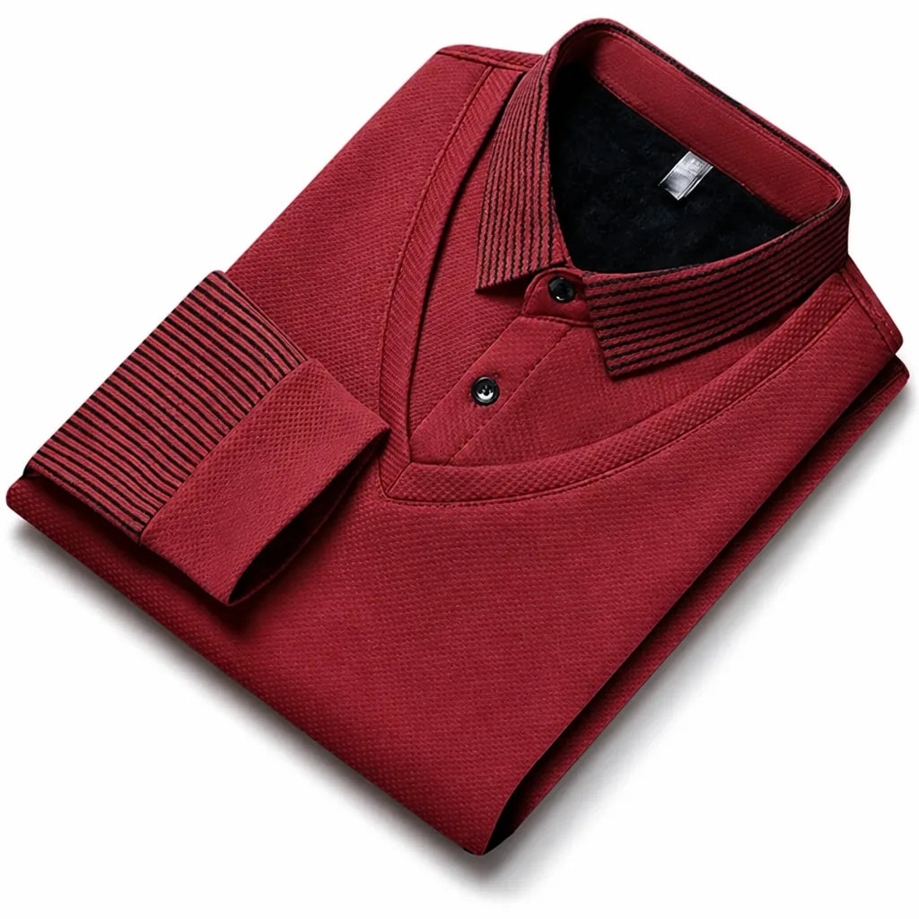 WarmLayer sweater Wine Red