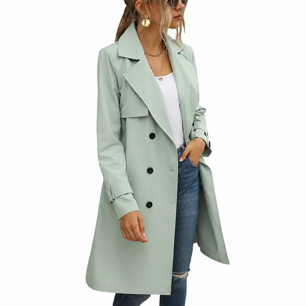 Belmora trench coat Mint Green